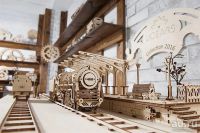 Лот: 8942693. Фото: 6. Локомотив 3D Пазл Ugears - это...