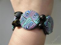 Лот: 640808. Фото: 2. Изделия из полимерной глины,браслет... Ювелирные изделия, бижутерия, часы