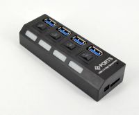 Лот: 7127767. Фото: 7. USB 3.0 HUB на четыре порта с...