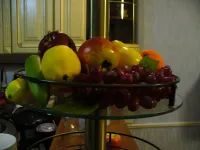Лот: 6941881. Фото: 3. Декоративный муляж "Гроздь зелёного... Домашний быт