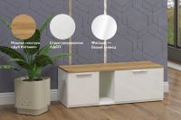 Лот: 25063685. Фото: 2. Тумба со стеклом Hoff Altea. Мебель для гостиной