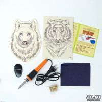 Лот: 15498567. Фото: 2. Набор для выжигания и росписи... Игрушки