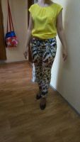 Лот: 8649265. Фото: 3. новые леопардовые брючки Jessica... Одежда, обувь, галантерея