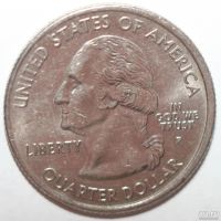 Лот: 9748376. Фото: 2. квотер (25 центов) 2007 год. США... Монеты