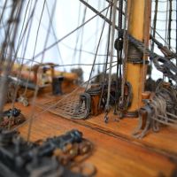 Лот: 16835529. Фото: 5. Модель корабля ручной работы из...