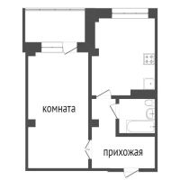 Лот: 21168464. Фото: 21. Продам 1-комн. кв. 43.5 кв.м...