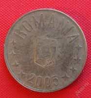Лот: 1588423. Фото: 2. (№663/LF) 1 бань 2005 (Румыния... Монеты