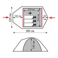 Лот: 15937890. Фото: 3. Палатка туристическая Tramp Lite... Туризм, охота, рыбалка, самооборона
