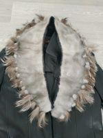 Лот: 13477551. Фото: 2. Пальто кожаное с норкой. Женская одежда