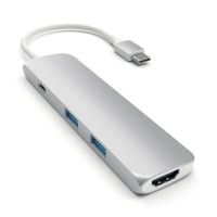Лот: 21763576. Фото: 4. USB адаптер Satechi Slim Aluminum... Красноярск
