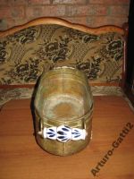 Лот: 6007178. Фото: 4. Кашпо медь бронза керамика Европа... Красноярск