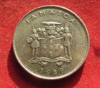 Лот: 19939888. Фото: 2. Ямайка 20 центов, 1989 г. Крупная. Монеты