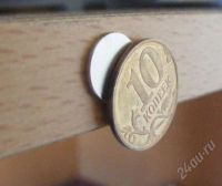 Лот: 1757867. Фото: 2. Неодимовый магнит 10*1мм с клейким... Сувениры, подарки