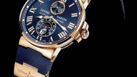 Лот: 5993115. Фото: 6. Элитные часы Ulysse Nardin синие...