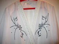 Лот: 19196044. Фото: 2. Лёгкая шифоновая блуза с вышивкой... Женская одежда