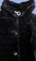 Лот: 20502407. Фото: 2. Шуба мутон с норковой оторочкой... Женская одежда