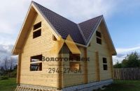 Лот: 15756380. Фото: 3. Дом 6х9 с мансардой из строганного... Строительство и ремонт