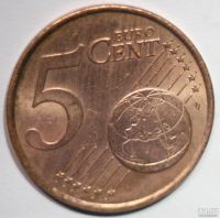 Лот: 7568529. Фото: 2. 5 евроцентов 2001 год. Франция. Монеты