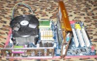 Лот: 369481. Фото: 2. Gigabyte [GA-8I945PLGE-RH]+проц... Комплектующие