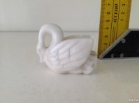 Лот: 9301813. Фото: 2. Статуэтка Лебедь мини вазончик. Антиквариат