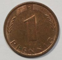 Лот: 8498634. Фото: 2. 1 пфенниг 1971 год. Германия... Монеты