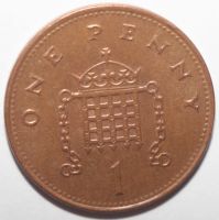 Лот: 10876754. Фото: 2. 1 пенни 1998 год. Великобритания. Монеты