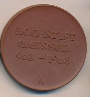Лот: 16841211. Фото: 2. Германия 1968 ГДР медаль Епископство... Значки, медали, жетоны