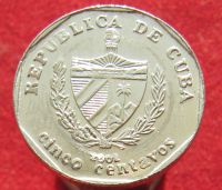 Лот: 15315014. Фото: 2. Куба 5 сентаво, 2002г. Монеты
