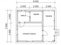 Лот: 11872989. Фото: 2. Каркасная баня 6*5. Срубы и конструкции