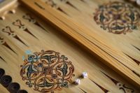 Лот: 16548928. Фото: 4. Нарды + шашки Российские 2 волка...