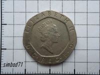 Лот: 1196195. Фото: 2. 20 пенсов Великобритания 1990г. Монеты