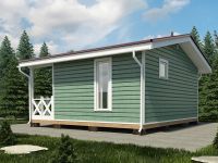 Лот: 3809771. Фото: 2. Дом 72 кв.м. 1 этаж. Комплект... Срубы и конструкции