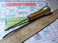 Лот: 12460419. Фото: 6. Шило, игла, крючки - ручка с тремя...