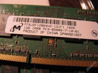 Лот: 1510015. Фото: 2. SoDIMM 2шт x 1Gb DDR3-1066. Комплектующие