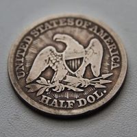 Лот: 21673372. Фото: 2. США 1/2 Доллара 1853 года. Монеты