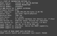 Лот: 18920729. Фото: 3. Toshiba MK2002TSKB 2Tb, 261 включений... Компьютеры, оргтехника, канцтовары