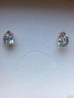 Лот: 8702138. Фото: 4. Серьги золотые. Серьги с бриллиантами...