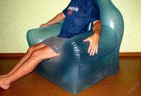 Лот: 94184. Фото: 2. Очень удобное надувное кресло... Мягкая мебель