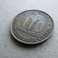 Лот: 16362821. Фото: 2. Монета 10 франк Западная Африка... Монеты