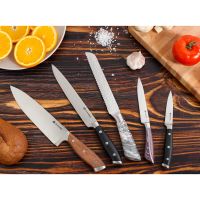Лот: 24419001. Фото: 6. Нож кухонный Daniks, Black, для...