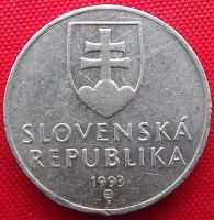 Лот: 2579673. Фото: 2. (№2298) 10 геллеров 1993 (Словакия... Монеты