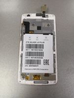 Лот: 16982127. Фото: 2. Модуль/дисплей в сборе ZTE Blade... Запчасти, оборудование