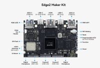 Лот: 20909270. Фото: 4. Khadas Edge2 Maker Kit RK3588S. Красноярск