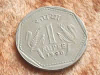 Лот: 9509549. Фото: 8. Монета 1 рупия одна Индия 1990...