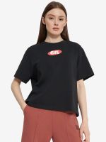 Лот: 25050886. Фото: 2. Футболка женская FILA, Черный. Спортивная одежда