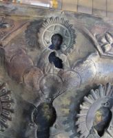 Лот: 10672998. Фото: 2. икона 3 Святых Мученика,латунный... Антиквариат