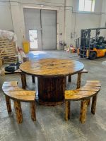 Лот: 25432542. Фото: 2. Стол из барабана. Массаж