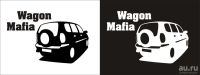Лот: 9188912. Фото: 2. Наклейка виниловая на авто "Wagon... Автохимия, масла, тюнинг