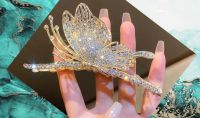 Лот: 21078412. Фото: 2. Заколка краб роскошная бабочка... Аксессуары