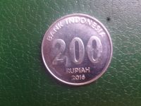 Лот: 17566861. Фото: 2. Индонезия монета 200 рупий. Монеты